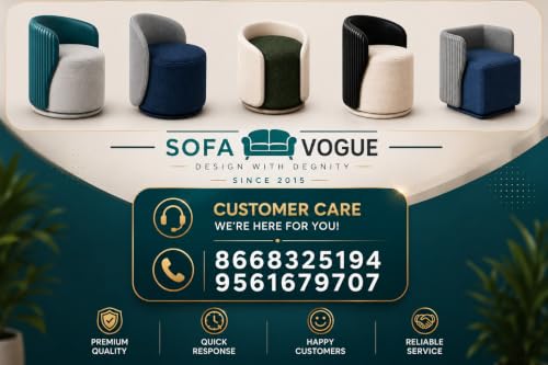 Image of Modern Upholstered Ottoman Stool | Solid Wood Base & Metal Legs | Premium Puffy Footrest Bench for Living Room, Bedroom & Lounge