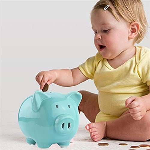 Miniatura 6 de ZCHING Divertida alcancía de cerdo para ahorrar dinero, banco de cerámica personalizado para niños, niñas, niños, adolescentes, adultos, decoración
