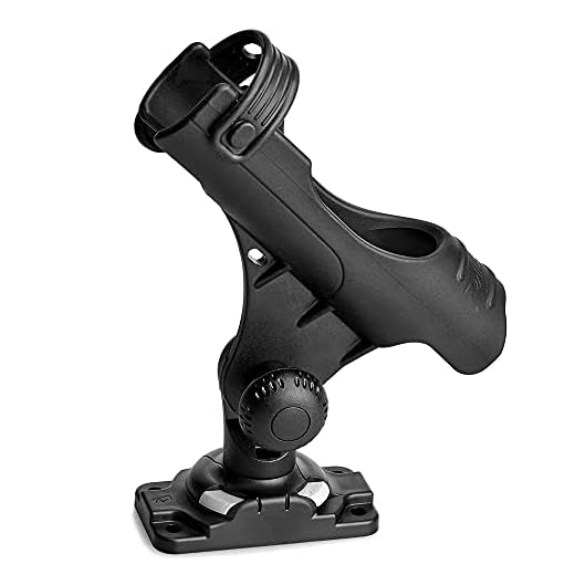 RAILBLAZA Kayak/Boat/Canoe/SUP Fishing Rod Holder R Kit with StarPort HD Mount Base HD Starport Base Included Works with Multiple RAILBLAZA Accessories