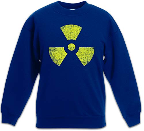 Sweat-shirt pour enfants Urban Backwoods avec imprimé logo radioactif vintage noir
