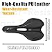 Venzo Comfortable Bike Bicycle Saddle Seat - for MTB, Road, Exercise, Trekking, Folding, Hybrid & Cruiser Bikes - XC Saddle Seat - Black