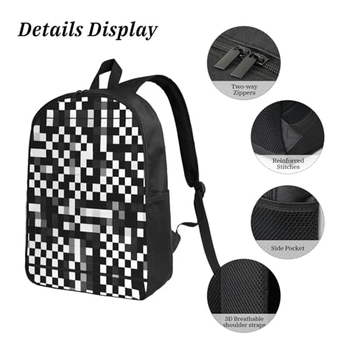 Mochila escolar ligera EdWal 3 piezas estampado de fórmula 5