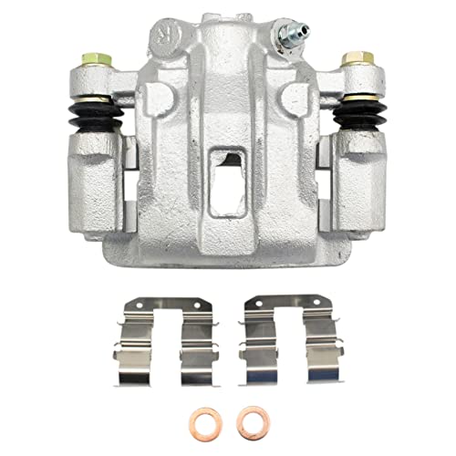 Image of TRQ Rear Right Brake Caliper w /Bracket Passenger Side