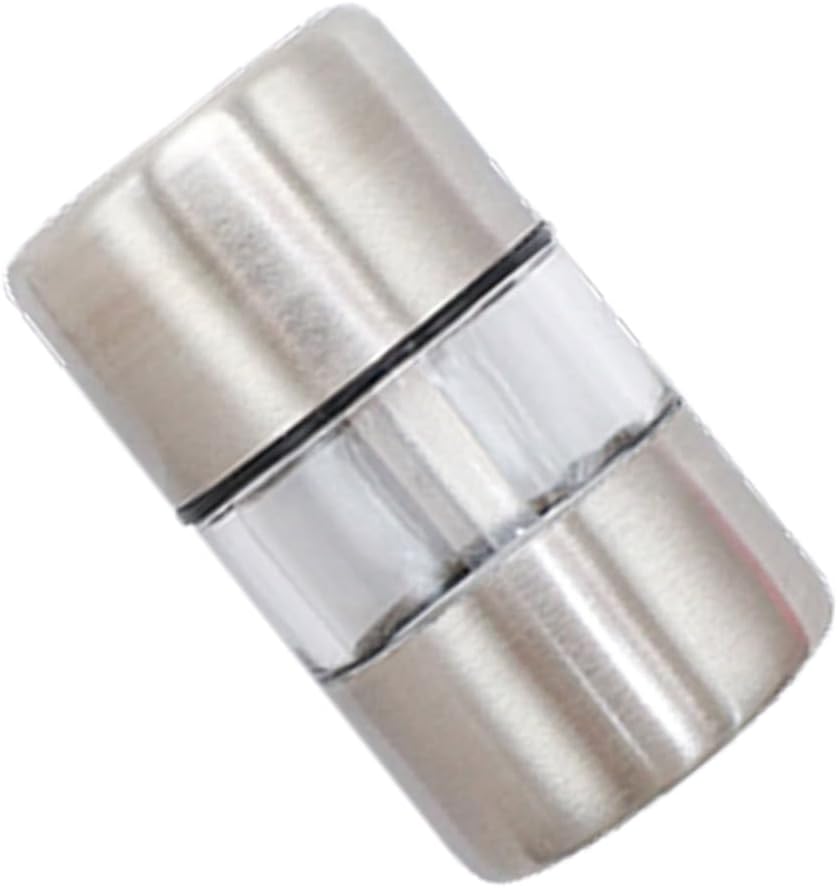 Compact Seasoning Grinder Stainless Steel Salt and Pepper Grinder Small Mill