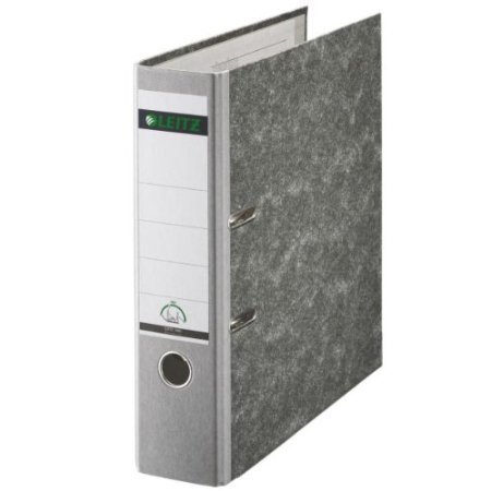 10er Pack Leitz 1080 Qualitäts-Ordner breit, mit patentierter 180º-Präzisionsmechanik grau