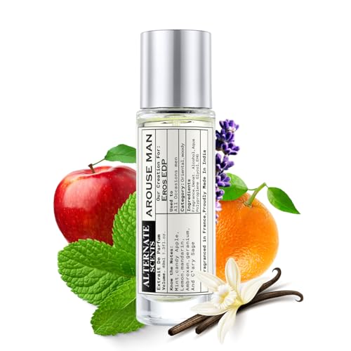 Image of Alternate Scents AROUSE 40ml Long Lasting Perfume For Men |Strong& long Lasting with 30% Oil Concentration|Fresh Minty Vanilla|Fragrance From France | Made In India|