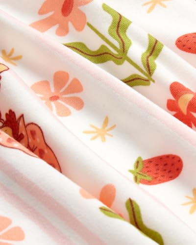 Image of COCO BRANDS Strawberry Shortcake Womens Pajama Sets - 2 Piece Soft Stretch Button Down Sleep Shirt and Pajama Pants