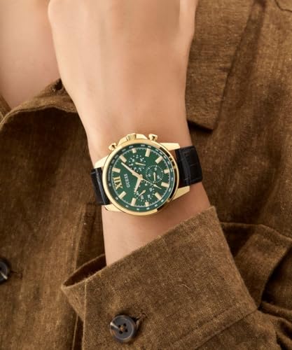 Image of GUESS Walker Analog Watch for Men with Round Dial & Water Resistant Man's Wrist Watches