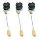 Deckenventilator-Lampenschalter, hitzebeständiger Zugkettenschalter 250 V 125 V, starke Abdichtung für Ventilator(Gold)
