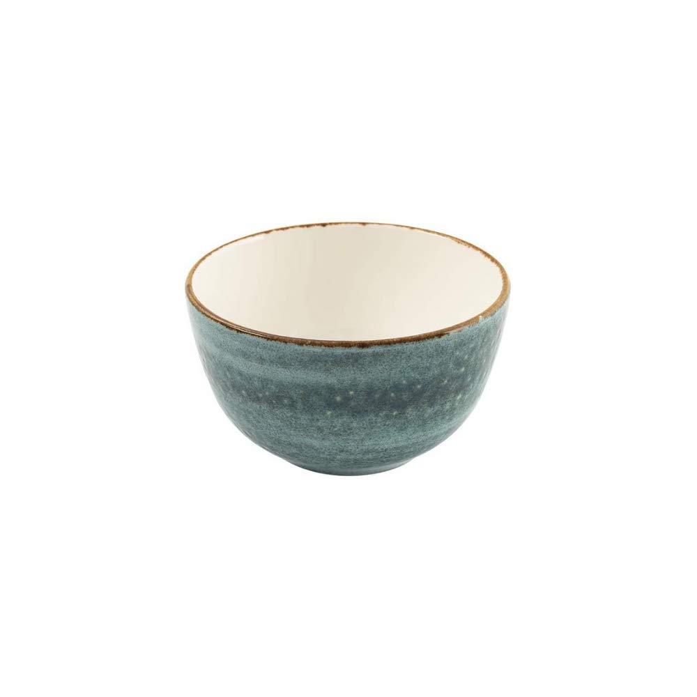summa - Bowl/Cuenco diámetro 13cm Turquesa (Mediano). Set 6 unidades. Vajilla moderna de color | Colección Moon. Uso en casa, restaurante y fiestas