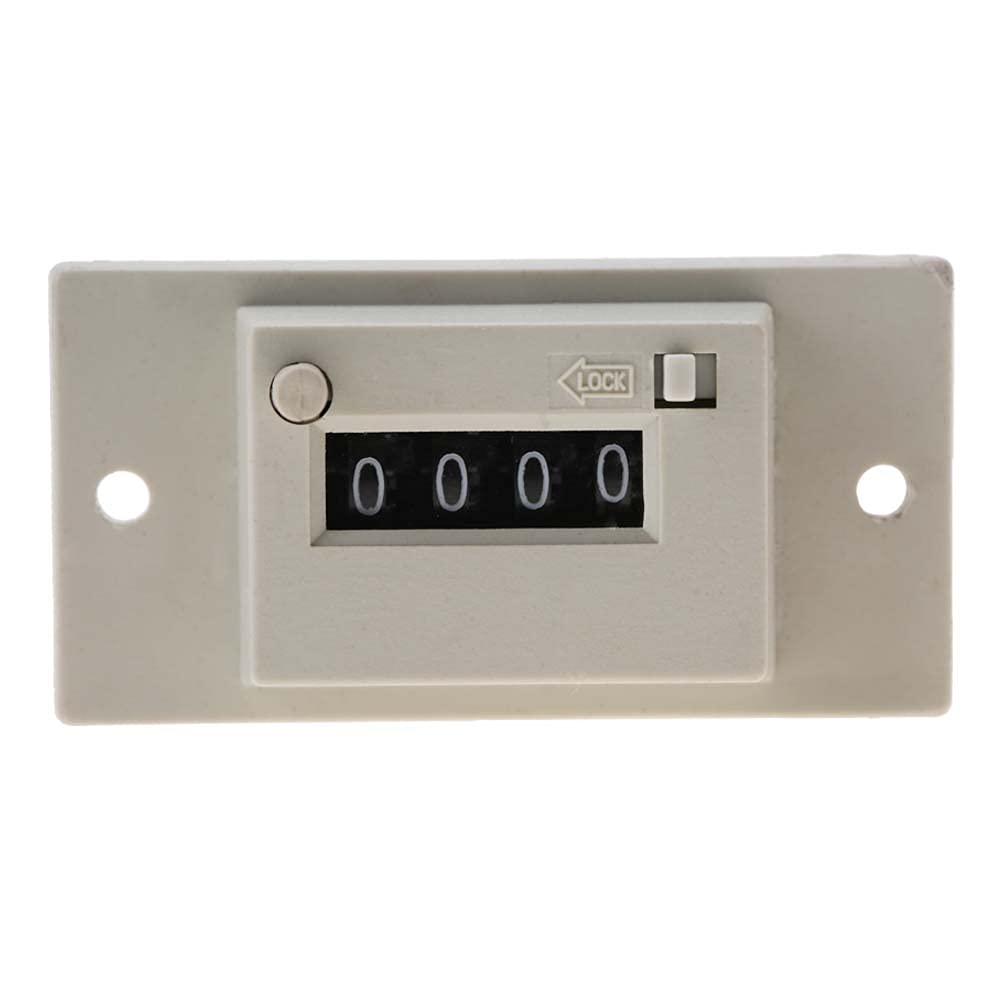 Electromagnetic Counter, Pratical 4 Digit Pulse Counter, Compact for Textile Mining Machinery(AC220V) - Image 7 thumbnail