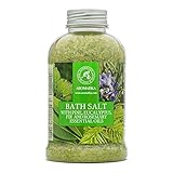 👍GUTE HAUTPFLEGE: salzbäder mit ätherischen ölen und reinigenden eigenschaften entspannen müde muskeln. Sie eignen sich gut nach sport und bewegung und verhindern übermäßiges schwitzen und fußgeruch