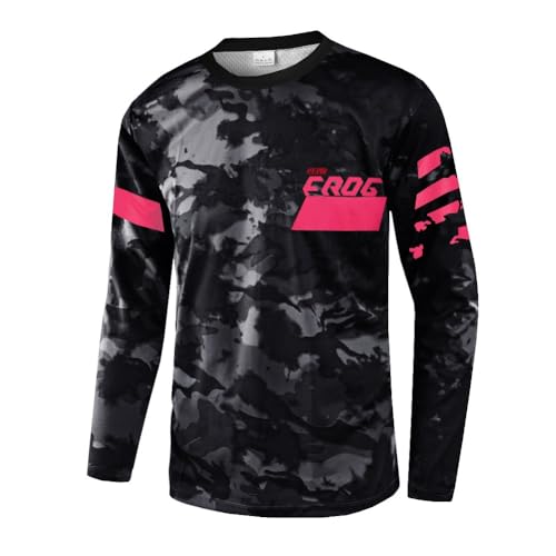 Maillot de VTT pour rouler au sec en downhill et freeride avec le style Équipe de France