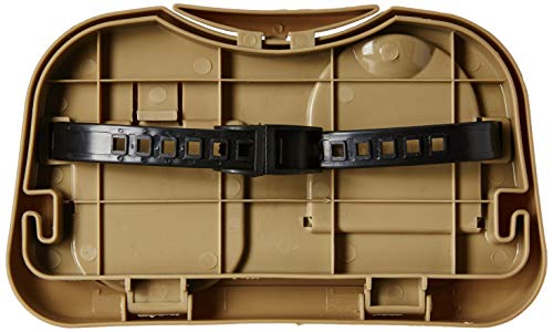Image of Flomaster Backseat Food Tray with Bottle Cup Holder for Car (Cream and Beige)