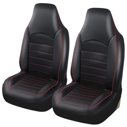 Housse siège auto rouge universelle et protection siège voiture en cuir durable