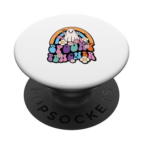 funny spooky teacher halloween costume PopSockets PopGrip Intercambiable