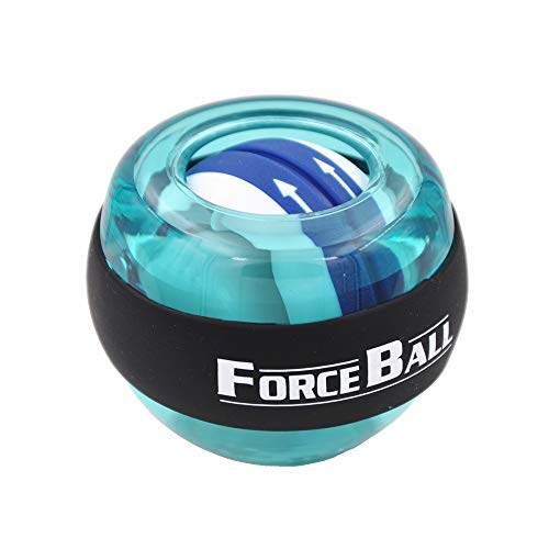 Wincspace Wrist Trainer Power Arm Strengthener Essential Gyroscopic Wrist and Forearm Exerciser Ball (Ocean Green)