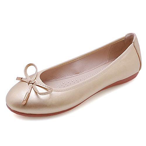 SAILING LU Women's Foldable Flat Shoes Portable Travel Ballet Flats Roll Up Slipper Shoes