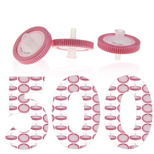 Image of Syringe Filters PTFE Membrane - 25 mm Membrane Diameter,0.22 um Pore Size,Pack of 500