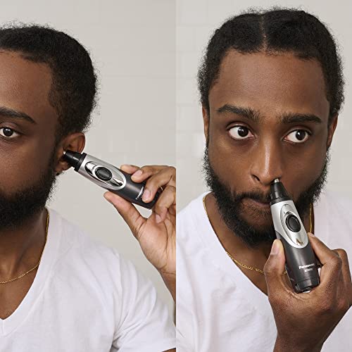 panasonic er430k nose ear and facial hair trimmer wetdry with vacuum cleaning system