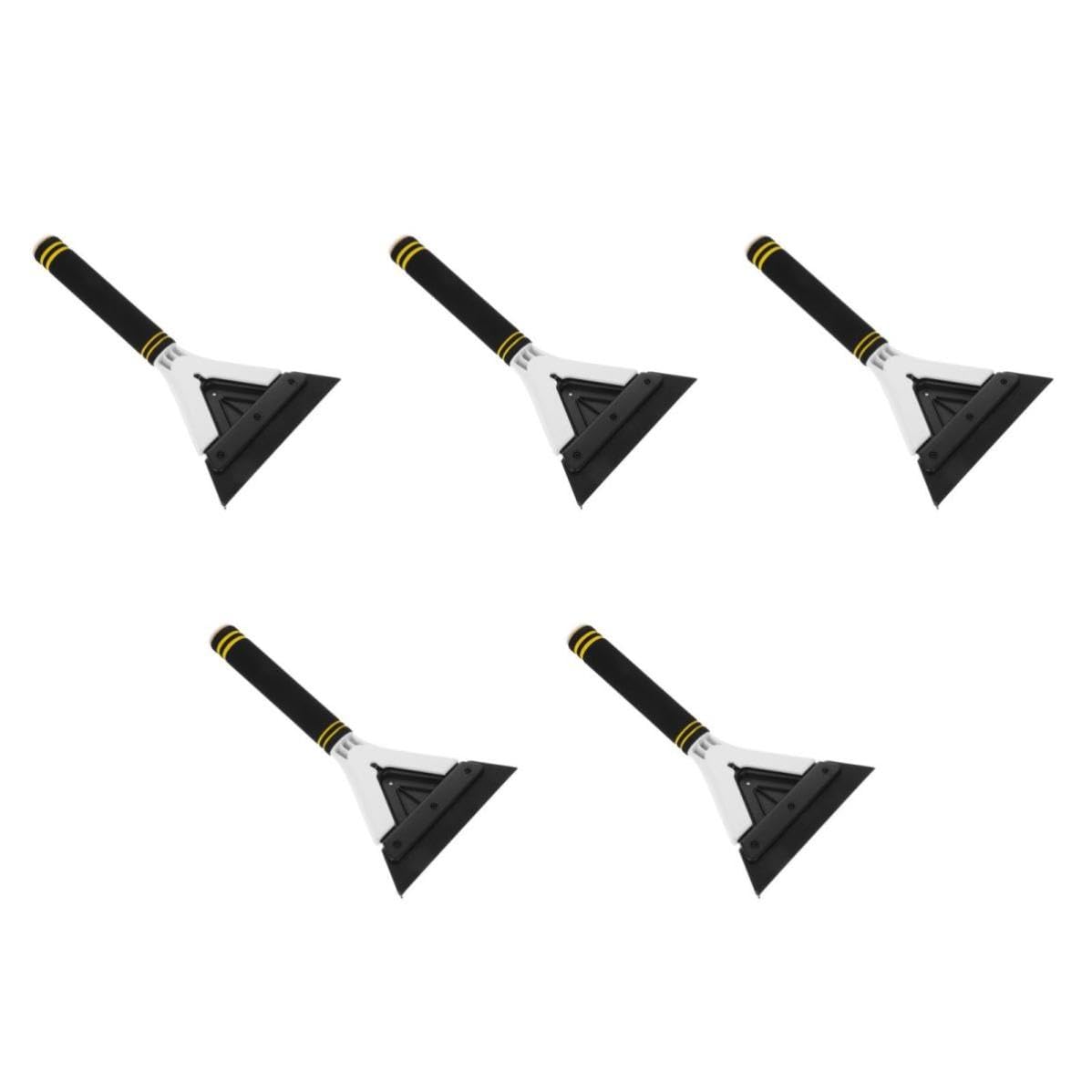 DOITOOL 5 Pièces Grattoir à Neige Glace pour Pare-Brise de Voiture en Plastique Portable, Racleur de Déneigement pour Camions et Miroirs en Hiver