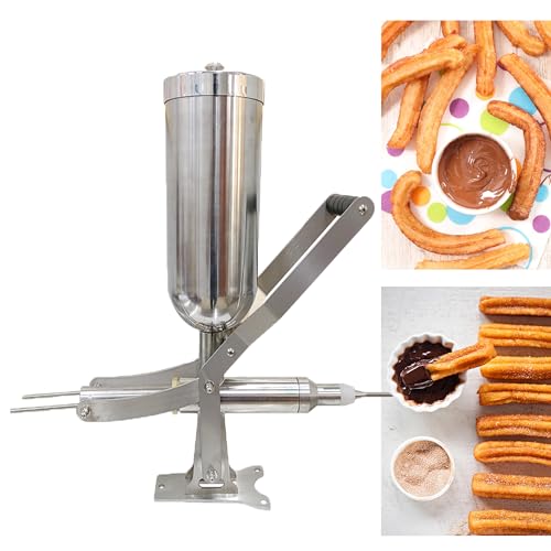 5L Manual Donut Jelly Filler Machine, Donut Filler Machine, Churro Maker, Cream Filling Injector, Spanish Donuts Dessert Churro Maker, for Commerial Home