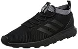 Sockenähnliche Passform adidas Herren Questar Rise Fitnessschuhe, Schwarz (Negbás/Negbás/Carbon 000), 44 EU