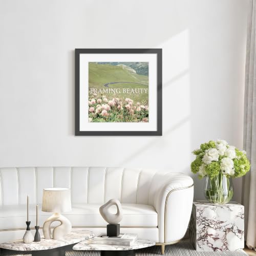 Image of Picrit 24x24 Black Poster Frame, Picture Frame for Wall, 3 Pack