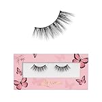Lilly Lashes Butterfl'eyes Faux Mink Lashes, Half Lashes Natural Look & Feel, False & Reusable Eyelashes 20x, No Trimming + Easy to Apply, Round Style, Lash Glue not Included, 13mm (Dreamy)