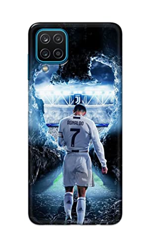 Image of Printed Hard Back Cover Case for Samsung Galaxy A12 Back Cover (Footbal Legend) -702