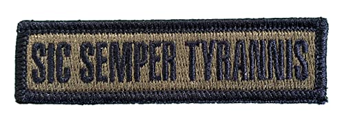 Gadsden and Culpeper Tactical Sic Semper Tyrannis Subdued Patch