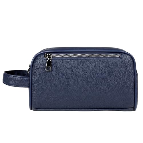 Pochettes d'anniversaire pour hommes en cuir véritable souple