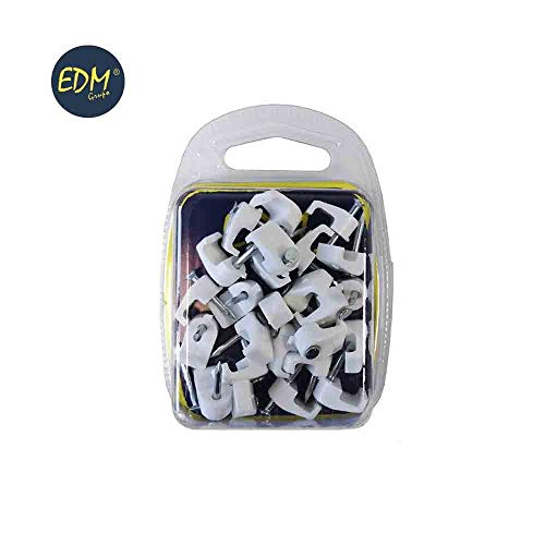 EDM Staple White Cable Tubular Hose 2x2.5 Wrapped, One Colour