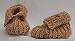 Produktbild Jules Geschenkevitrine kuschelig warme beige melierte Baby-Schuhe