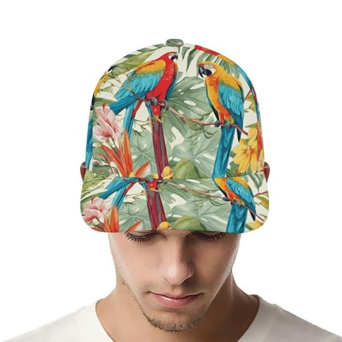 Gorra de béisbol tropical ajustable unisex miniatura 5