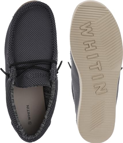 Image of WHITIN Men's Easy Breezy Slip On Loafers DU06 | Foam-Cushioned Footbed, Ultra-Lightweight Flex, Sneaker-Like Comfort for Casual Walking, Travel Ready