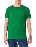  GANT Contrast Logo SS T-Shirt Camiseta, Verde pálido, XXXXL para Hombre