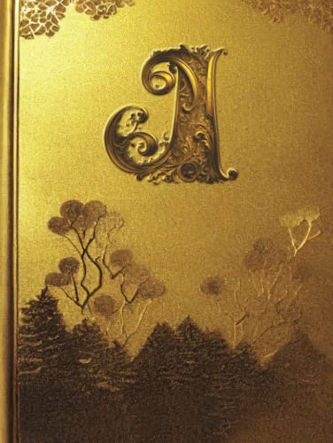 Livre d'Or: Couverture Rigide & Brillante. Pages blanches vierges à compléter pour tout évènement, lieu & occasion à Célébrer. Vintage, rétro & Créatif. 'L' Style Rococo sur Paysage poétique doré.