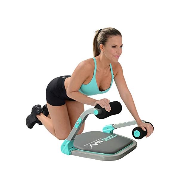Core-Max-Smart-Abs-and-Total-Body-Workout-Cardio-Home-Gym Core Max 2.0 Smart Abs and Total Body Workout Cardio Home Gym , Teal/Grey