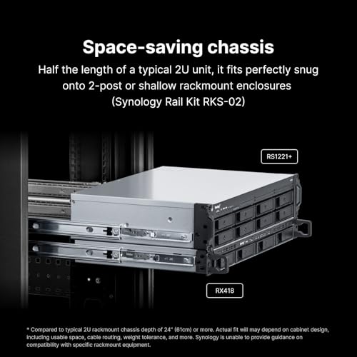 Synology RackStation RS1221RP+ a 8 alloggiamenti