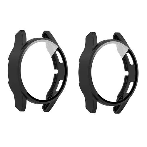 2 pezzi Pellicola Protettiva Cover Compatibile con Samsung Galaxy Watch FE 40mm Vetro temperato Protezione Totale Ultra Sottile HD.nero