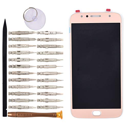 Image of LCD Screen Display with Digitizer Touch Panel Without Bezel Frame Compatible with Motorola Moto G5S Plus XT1803 XT1805 XT1804 XT1806 XT1802(Golden)