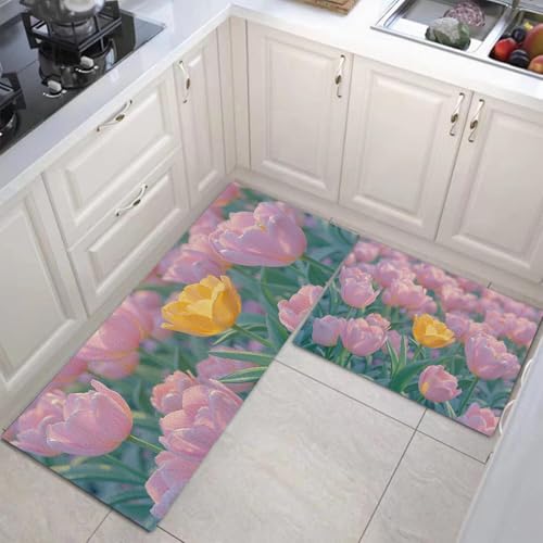 Tapis de cuisine antidérapants et lavables pour éviter les glissades lot de 2 confort