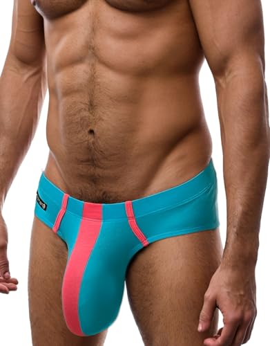 Wildmant Monster Cock Modal Briefs Baby Blue and Pink4