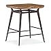 Hooker Furniture Big Sky Wood and Metal Stool in Brown Finish