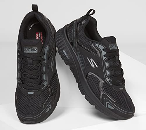 Skechers Men's Gorun Consistent-Athletic Workout Running Walking Shoe Sneaker With Air Cooled Foam, Black/Charcoal, 15 X-Wide #TOP4