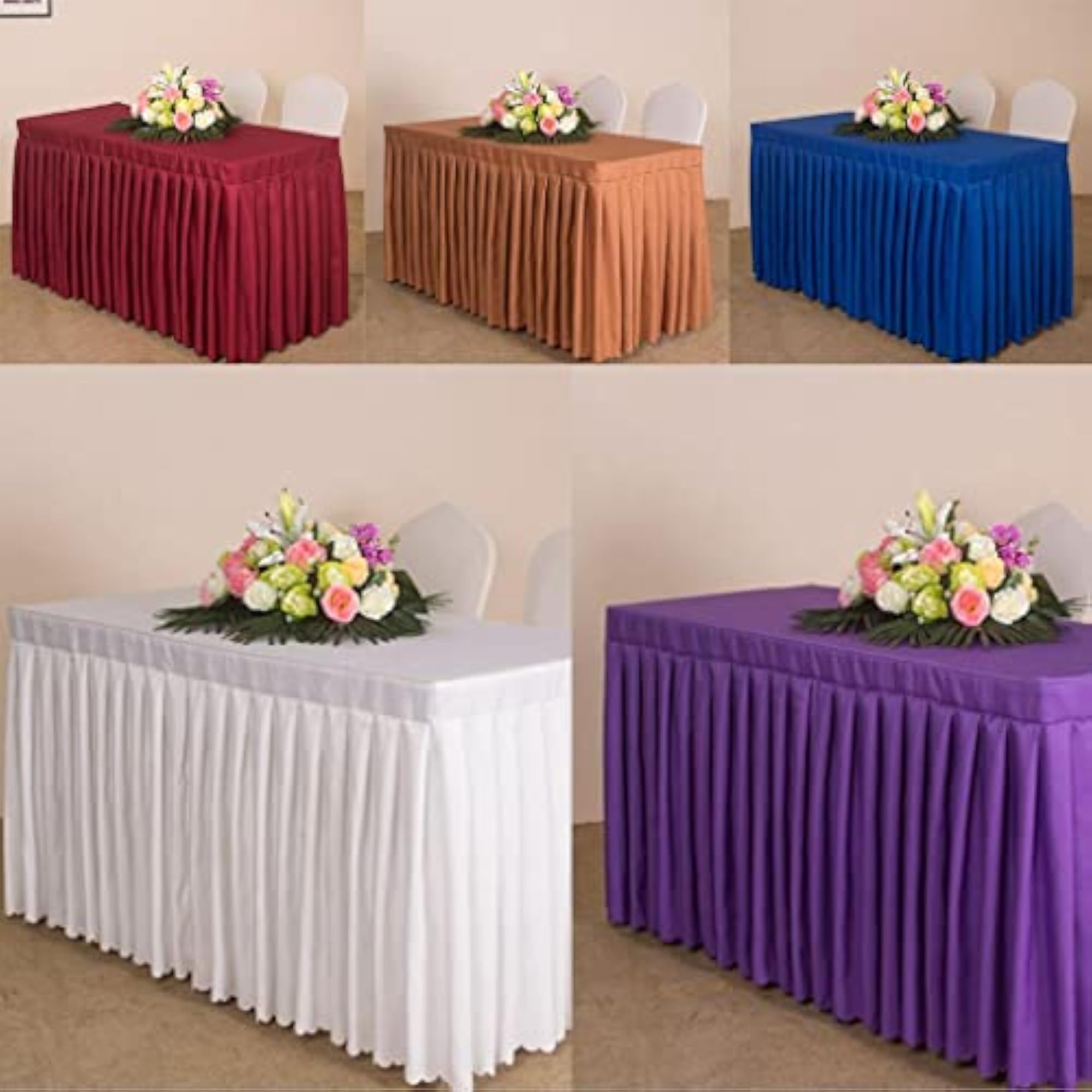 Home Tablecloth Table Skirt Cover for Wedding Decor