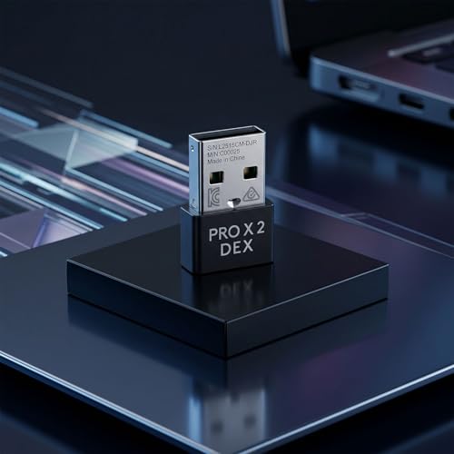 Receptor inalámbrico XUMIUZIY para PRO X Superlight 2, Dongle USB con tasa de sondeo de 8000Hz, respuesta rápida y emparejamiento automático miniatura 4