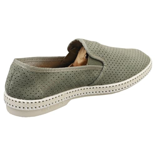 Rivieras Classic Mens Espadrille Shoes in Khaki2