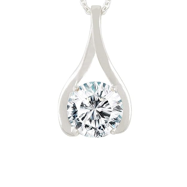 kirti sales 15.25 Ratti/14.55 Cart Deluxe Quality Natural Oval Zircon Stone Panchdhatu Pendant/Locket Silver Plated Gemstone by Lab Certified(Top AAA+) Quality for Unisex-picture-33